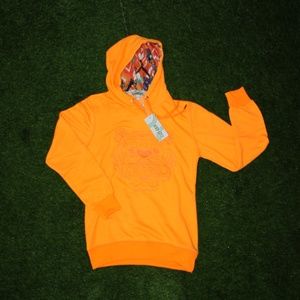 Kenzo Paris Neon Tiger Orange Women Sweatshirt
